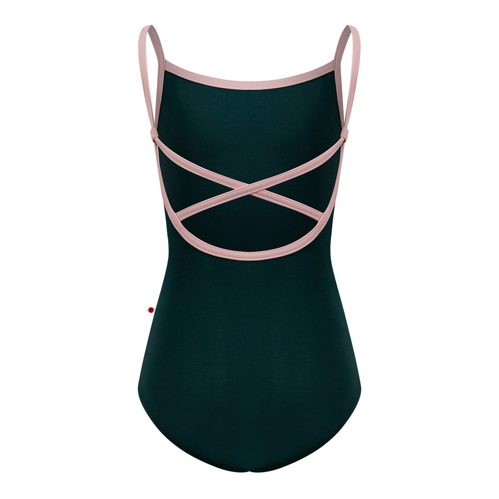 Yumiko Daniela Camisole Leotard - Kale   - DanceSupplies.com