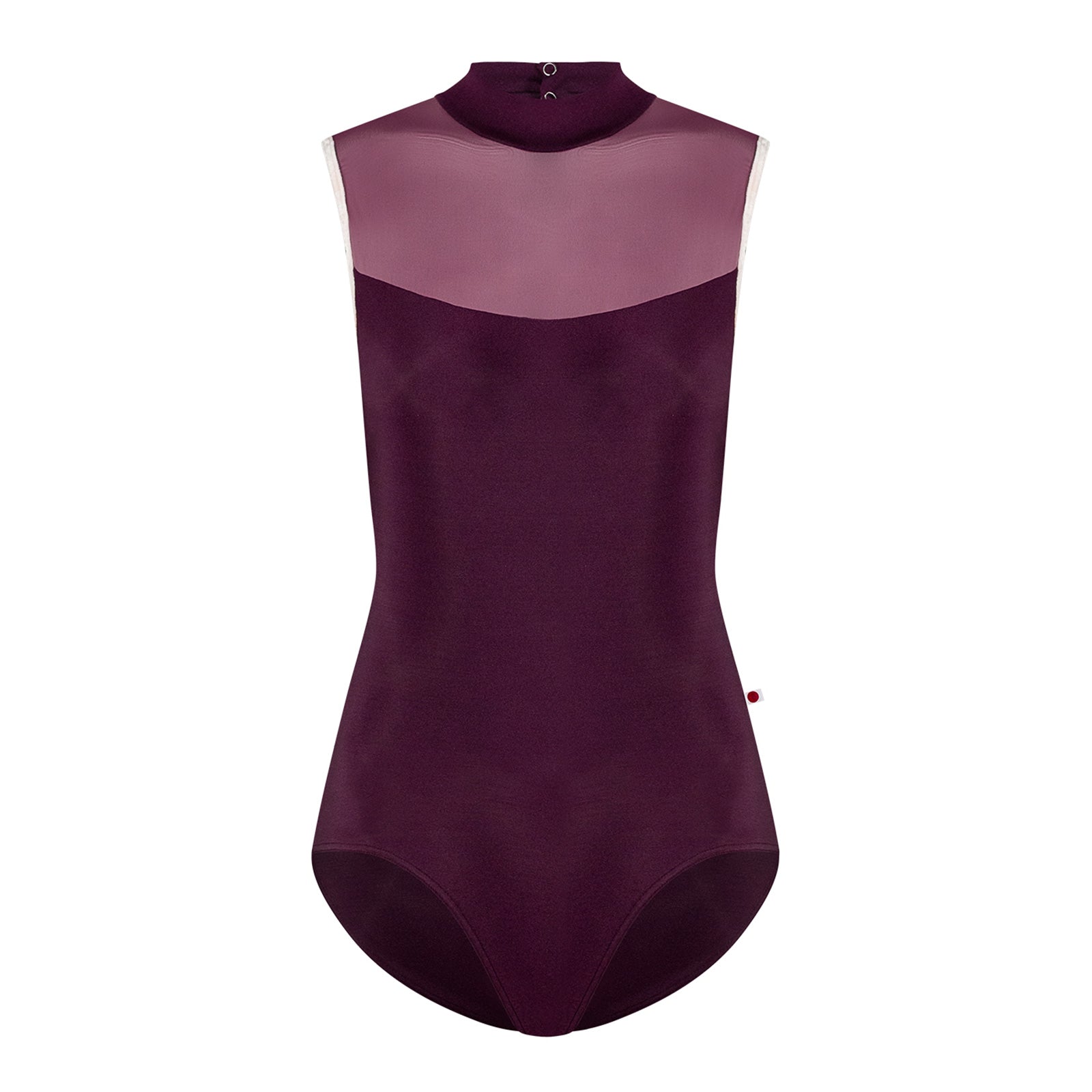 Yumiko Camila Mock Neck Leotard - Opera Adult XS Opera - DanceSupplies.com