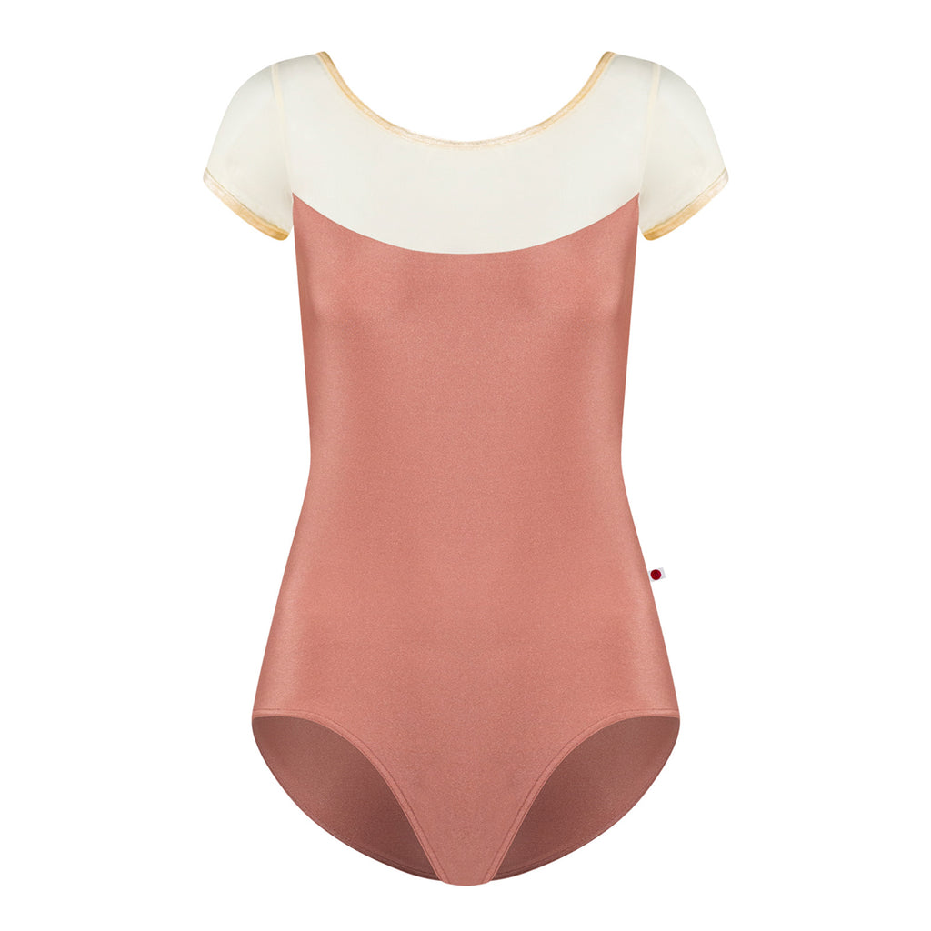 Yumiko Meagan Cap Sleeve Leotard - Rosewood Adult S Yumiko Rosewood - DanceSupplies.com