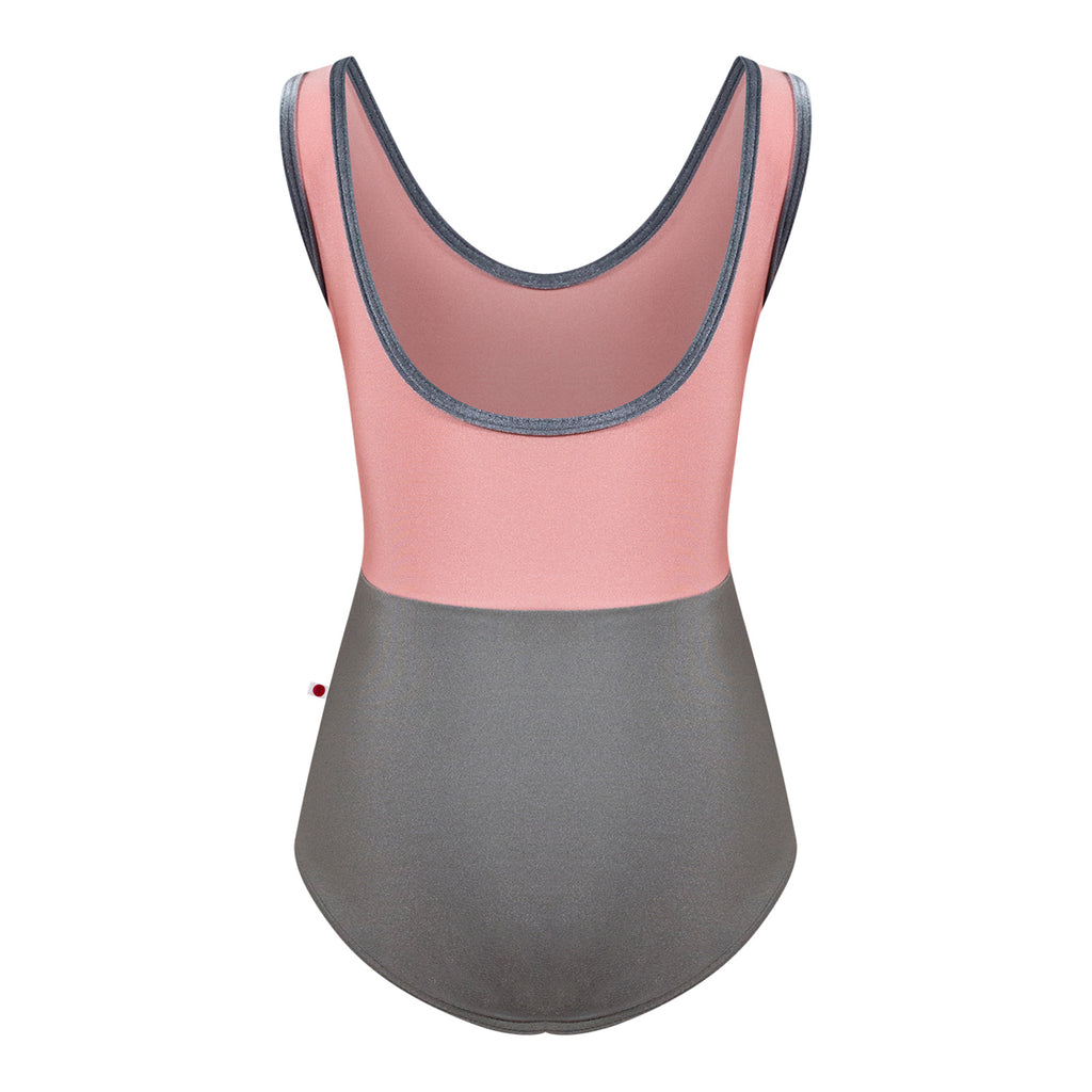 Yumiko Anna Duo Tank Leotard - Ash   - DanceSupplies.com