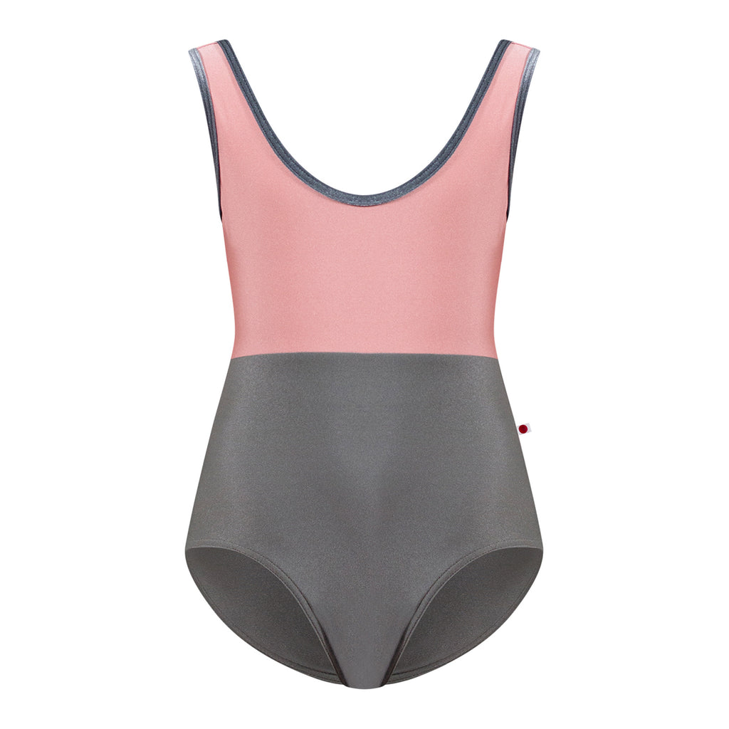 Yumiko Anna Duo Tank Leotard - Ash Child 12 Ash - DanceSupplies.com